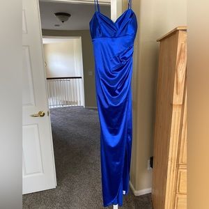 blue dress man Athletic Fit Stretch Wool Suit main image 0